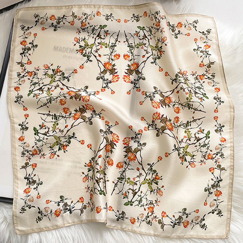 100% Premium Mulberry Silk Square Scarf 53cm | 12 Momme Luxury Silk Wrap