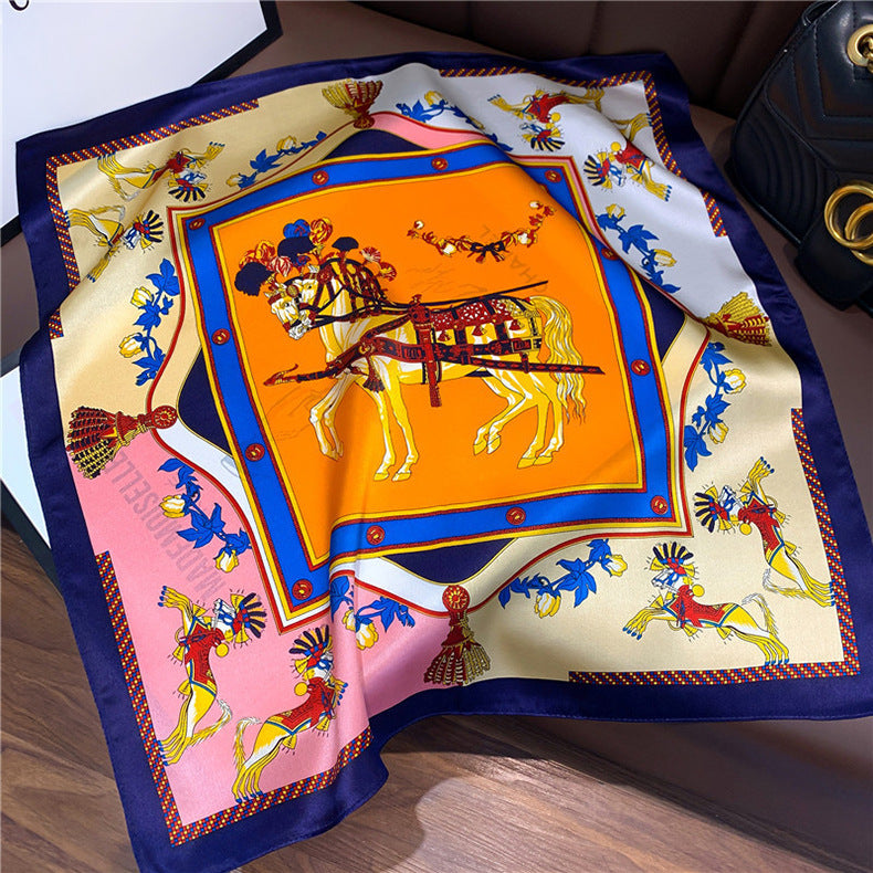 100% Premium Mulberry Silk Square Scarf 53cm | 12 Momme Luxury Silk Wrap