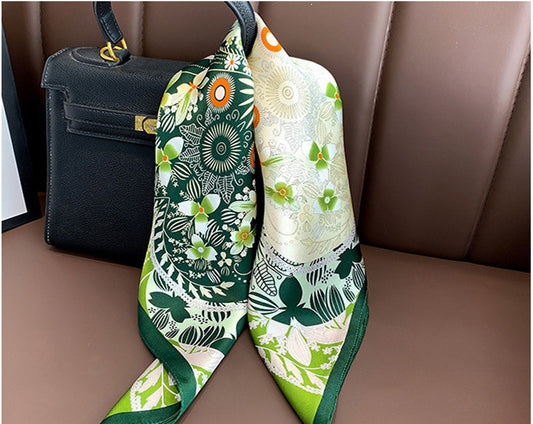 100% Premium Mulberry Silk Square Scarf 53cm | 12 Momme Luxury Silk Wrap