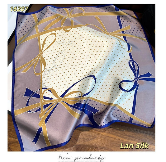 100% Premium Mulberry Silk Square Scarf 53cm | 12 Momme Luxury Silk Wrap