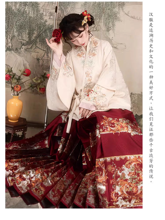 Autumn-Winter Daily Ming-Style Hanfu for Women