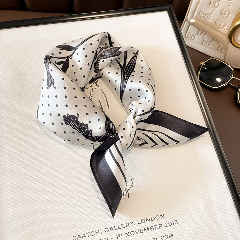 100% Premium Mulberry Silk Square Scarf 53cm | 12 Momme Luxury Silk Wrap