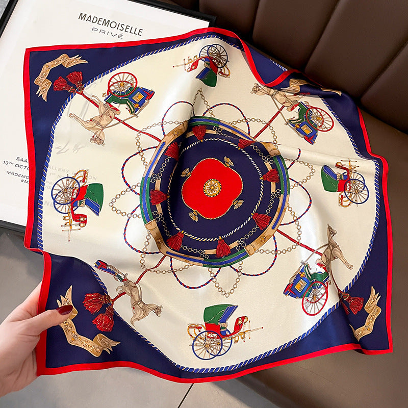 100% Premium Mulberry Silk Square Scarf 53cm | 12 Momme Luxury Silk Wrap