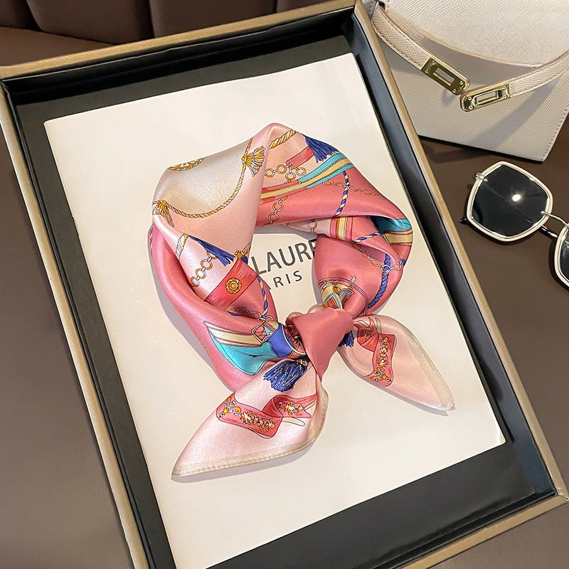 100% Premium Mulberry Silk Square Scarf 53cm | 12 Momme Luxury Silk Wrap