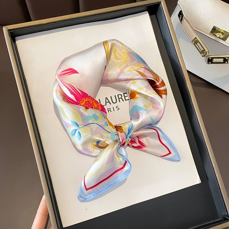 100% Premium Mulberry Silk Square Scarf 53cm | 12 Momme Luxury Silk Wrap