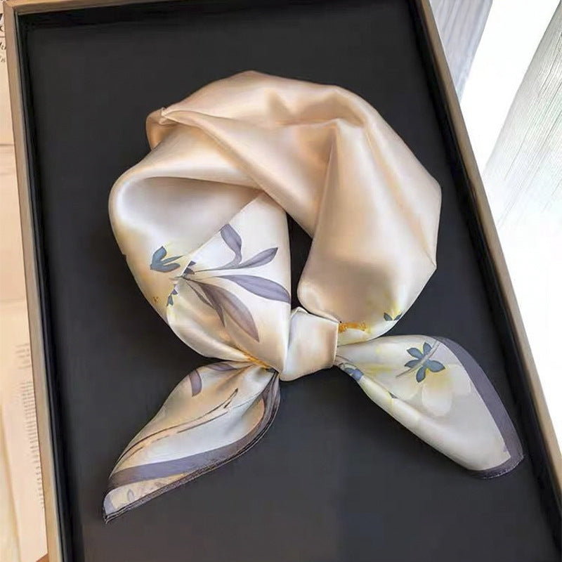 100% Premium Mulberry Silk Square Scarf 53cm | 12 Momme Luxury Silk Wrap