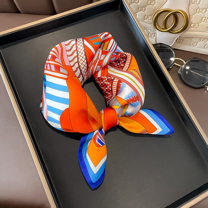 100% Premium Mulberry Silk Square Scarf 53cm | 12 Momme Luxury Silk Wrap