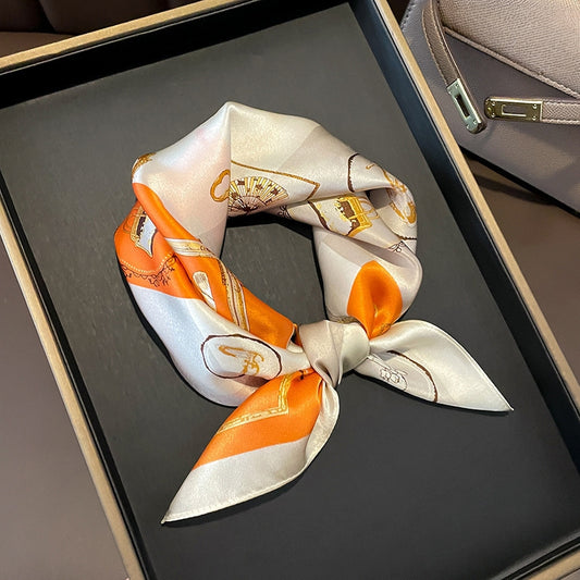 100% Premium Mulberry Silk Square Scarf 53cm | 12 Momme Luxury Silk Wrap