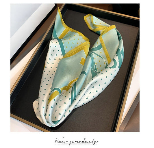 100% Premium Mulberry Silk Square Scarf 53cm | 12 Momme Luxury Silk Wrap