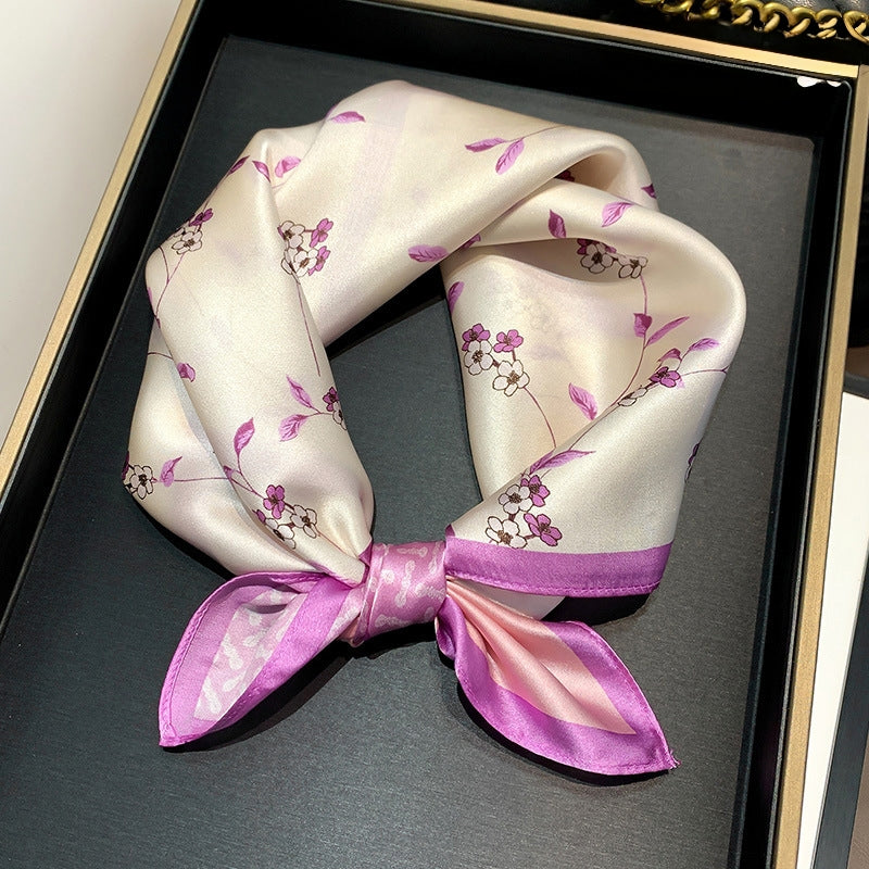 100% Premium Mulberry Silk Square Scarf 53cm | 12 Momme Luxury Silk Wrap