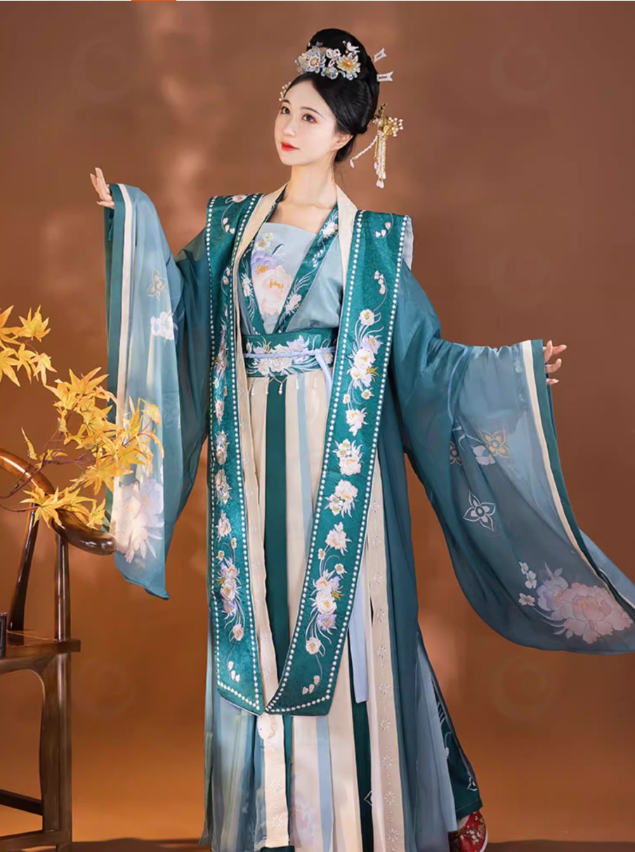 Song Dynasty Hanfu（Song Dynasty Xiapei 5-Piece Set）