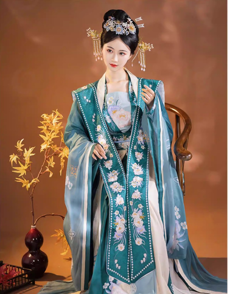 Song Dynasty Hanfu（Song Dynasty Xiapei 5-Piece Set）