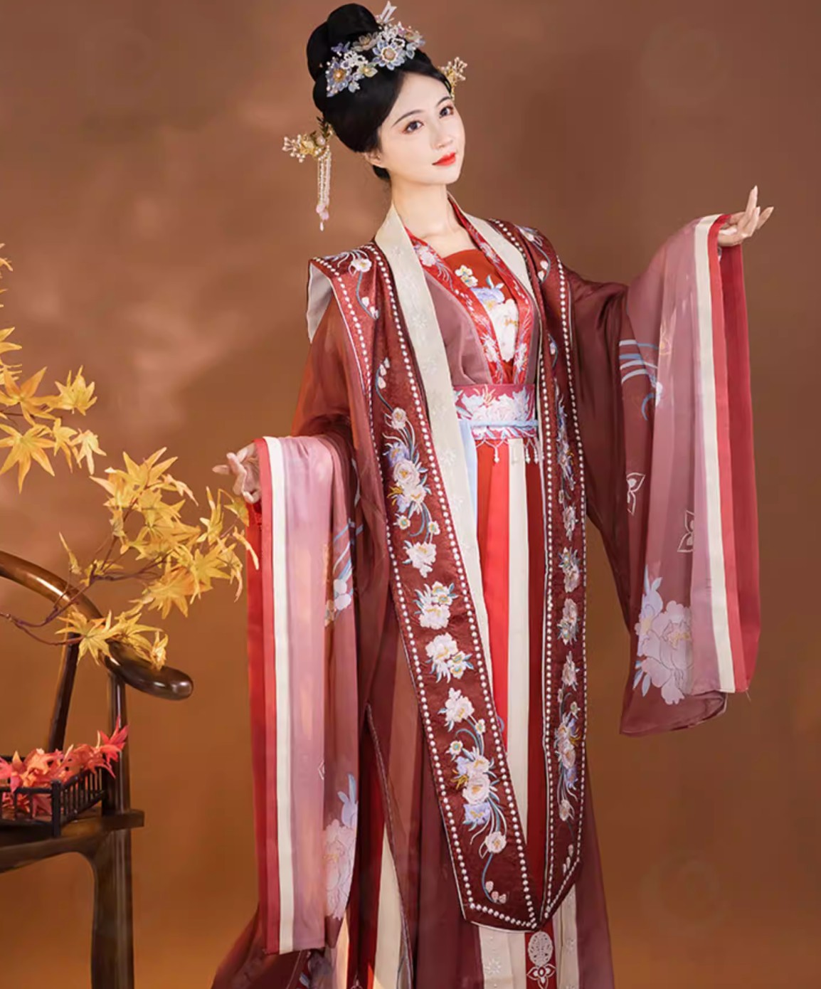 Song Dynasty Hanfu（Song Dynasty Xiapei 5-Piece Set）