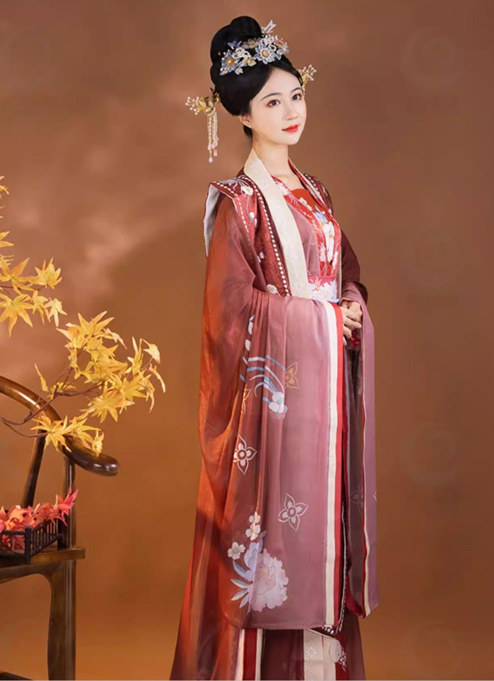 Song Dynasty Hanfu（Song Dynasty Xiapei 5-Piece Set）