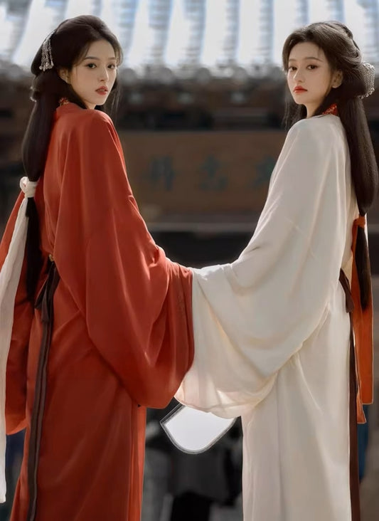 Gorgeous Women's Warring States Style Hanfu Robe