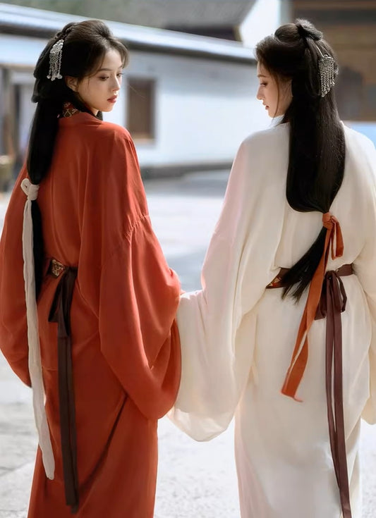 Gorgeous Women's Warring States Style Hanfu Robe