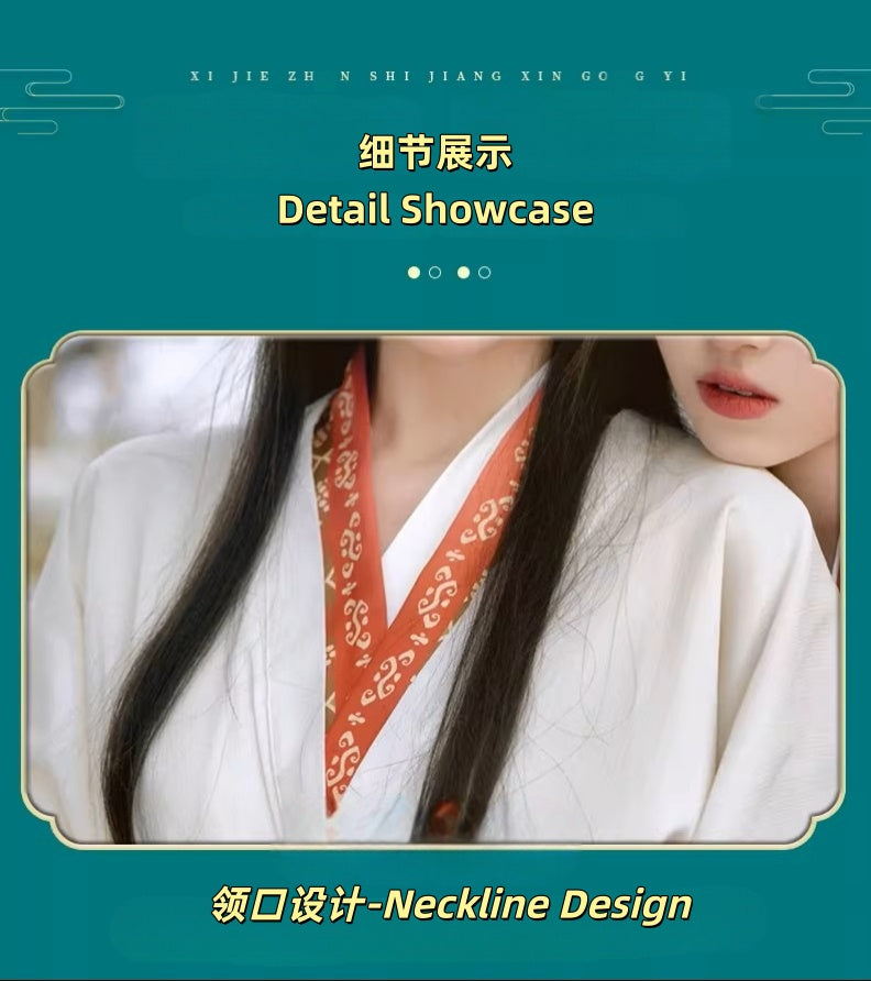 Gorgeous Women's Warring States Style Hanfu Robe