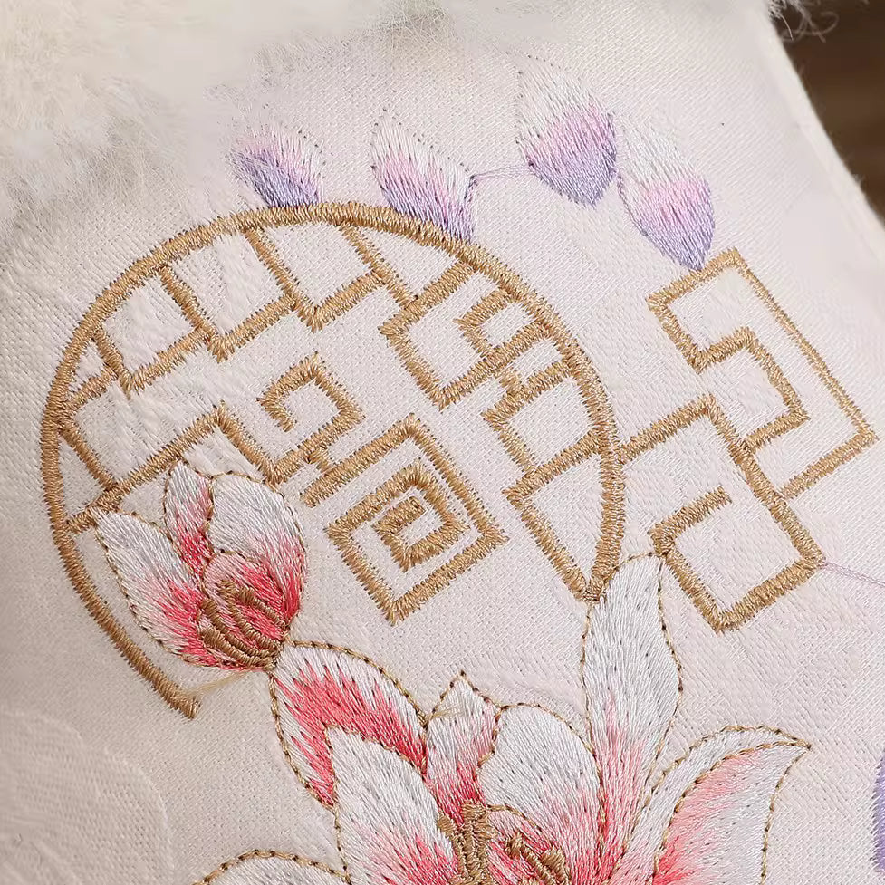 Embroidered Ancient-style Ankle Boots | New Hanfu Footwear