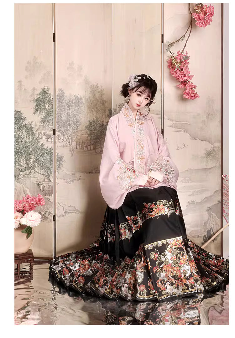 Autumn-Winter Daily Ming-Style Hanfu for Women