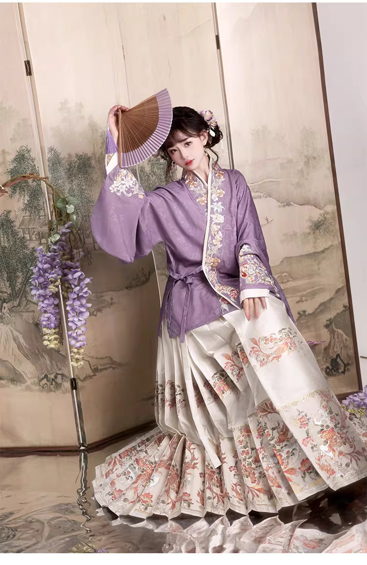 Autumn-Winter Daily Ming-Style Hanfu for Women