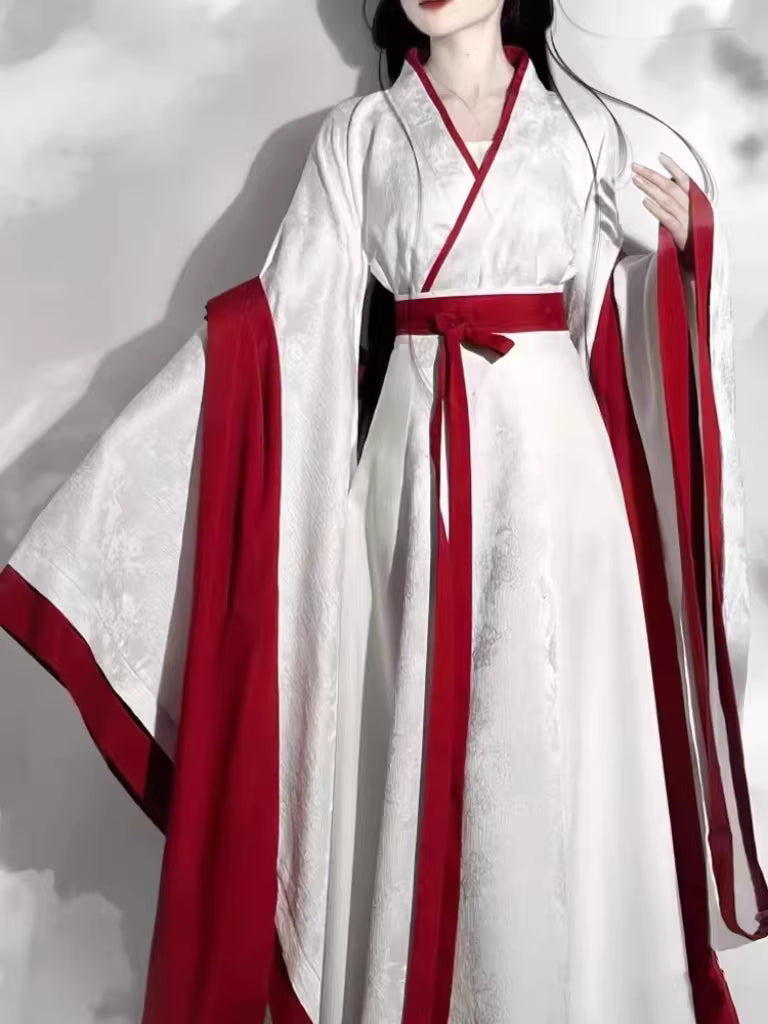 Gorgeous Women's Warring States Style Hanfu Robe
