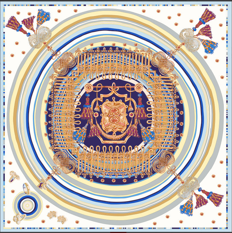 LAN SILK 2025 New 100% Mulberry Silk 65cm Charmeuse Silk Square Scarf