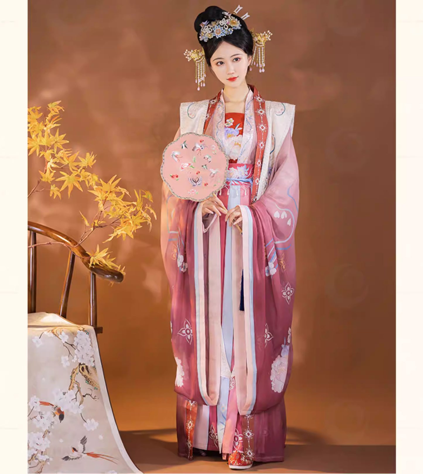 Song Dynasty Hanfu（Song Dynasty Xiapei 5-Piece Set）
