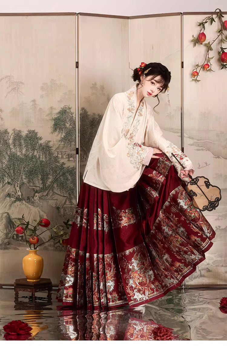 Autumn-Winter Daily Ming-Style Hanfu for Women