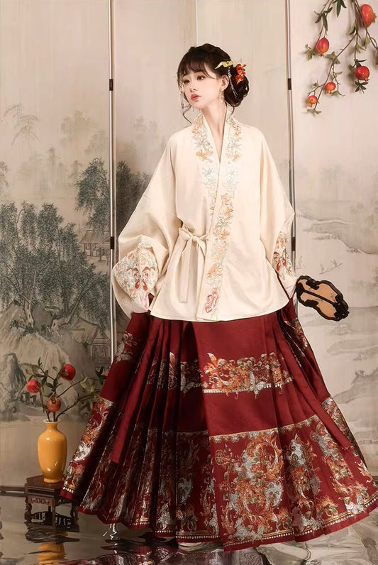 Autumn-Winter Daily Ming-Style Hanfu for Women
