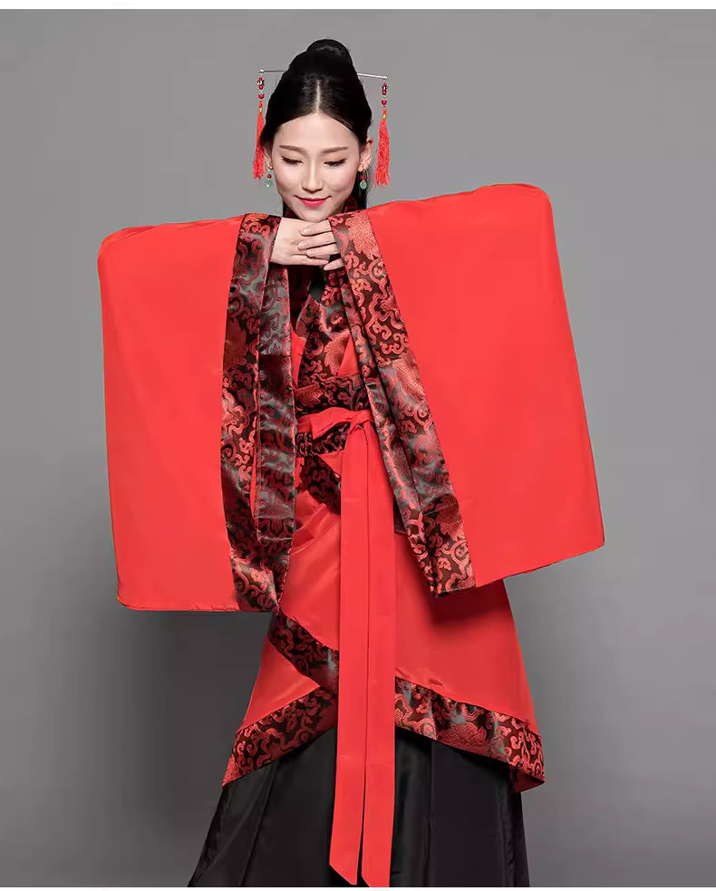 Han Dynasty Hanfu (simple, elegant, classic silhouette)