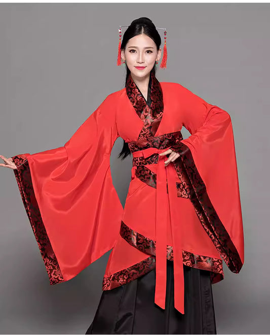 Han Dynasty Hanfu (simple, elegant, classic silhouette)