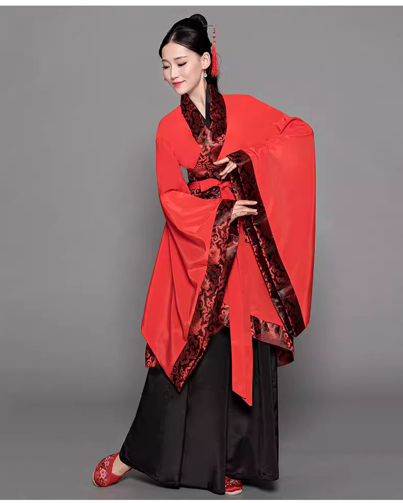 Han Dynasty Hanfu (simple, elegant, classic silhouette)