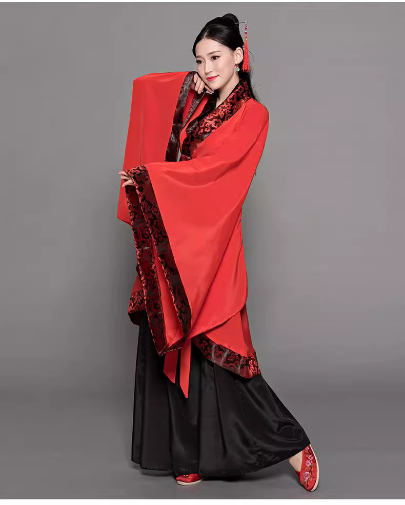 Han Dynasty Hanfu (simple, elegant, classic silhouette)
