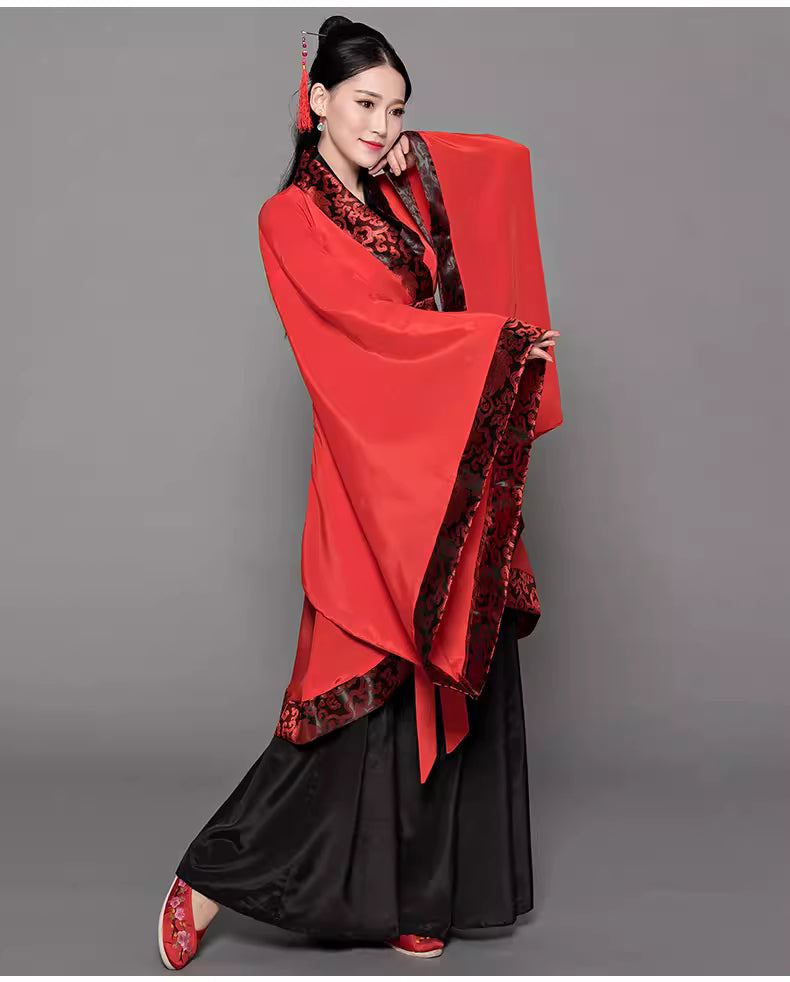 Han Dynasty Hanfu (simple, elegant, classic silhouette)